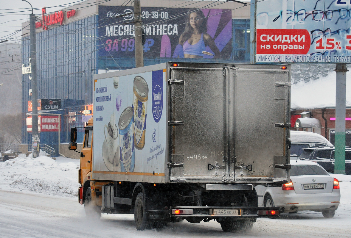 Омская область, № Т 445 ВК 55 — КамАЗ-4308 (общая модель)