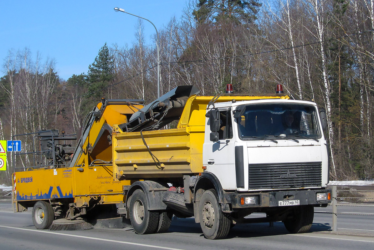 Калужская область, № Е 777 МВ 40 — МАЗ-5551A2