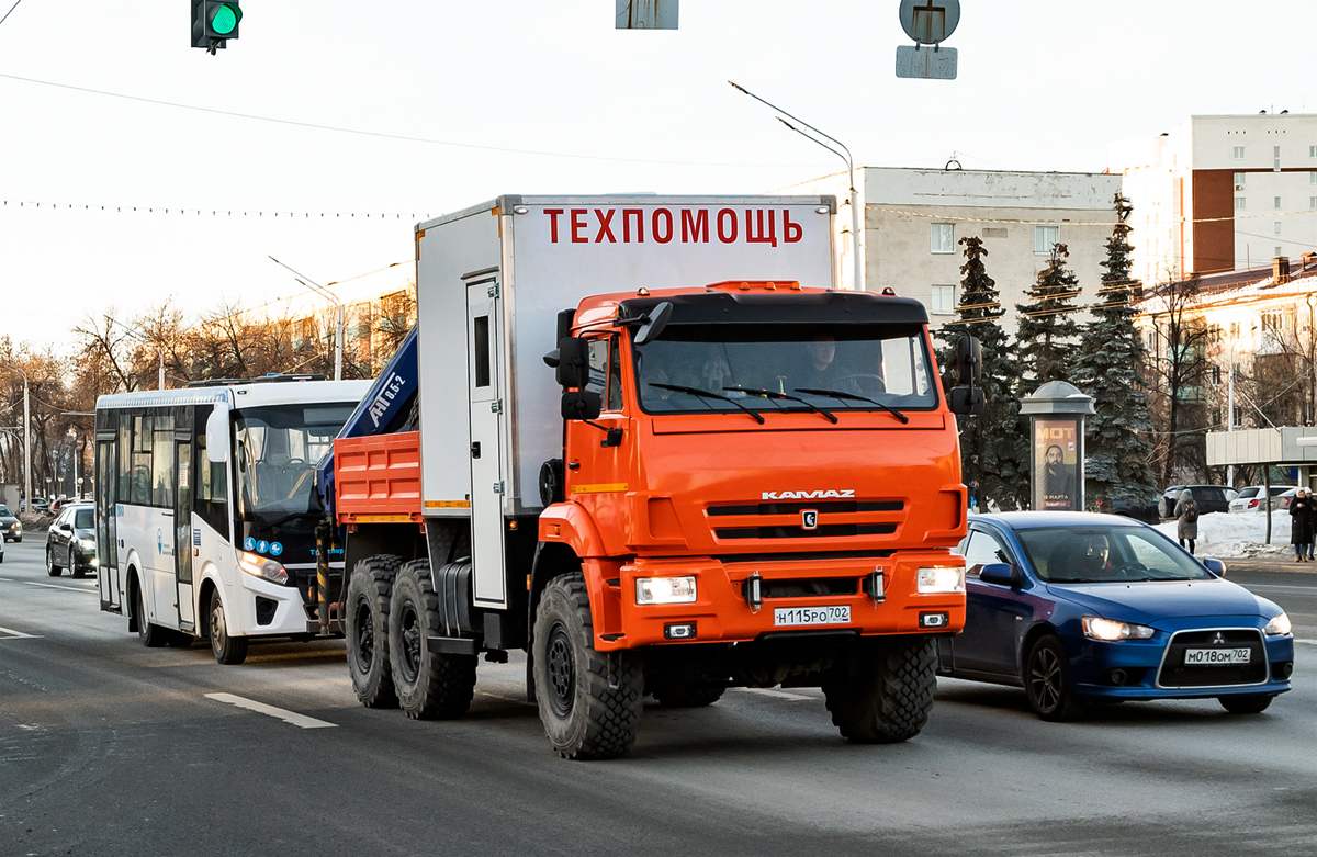 Башкортостан, № Н 115 РО 702 — КамАЗ-43118 (общая модель)