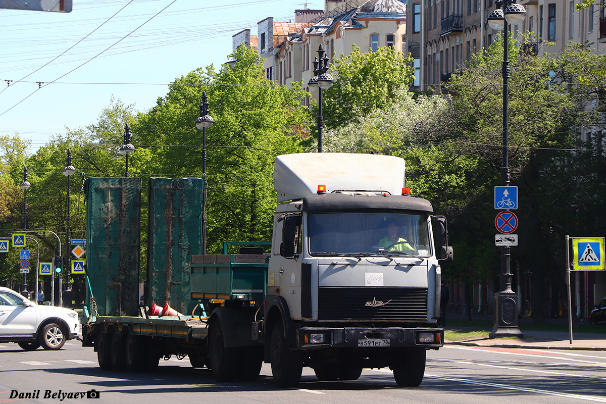 Санкт-Петербург, № В 591 РТ 78 — МАЗ-54323