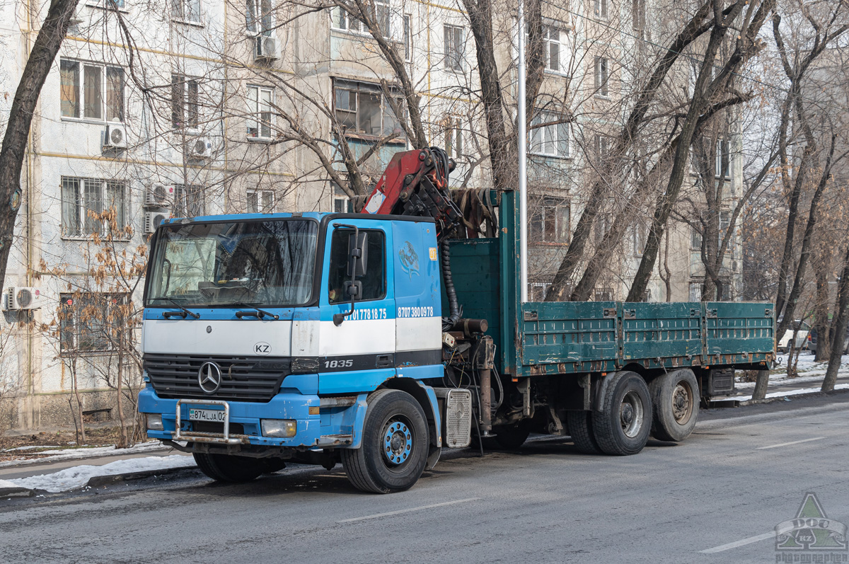 Алматы, № 874 LJA 02 — Mercedes-Benz Actros ('1997)