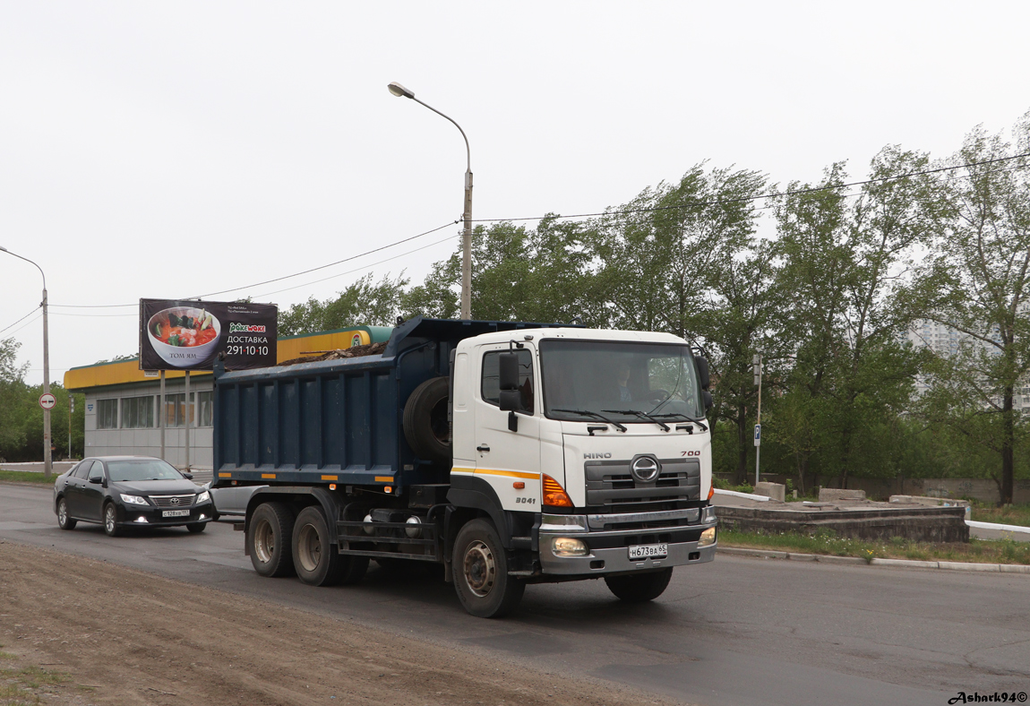 Красноярский край, № Н 673 ВА 65 — Hino 700