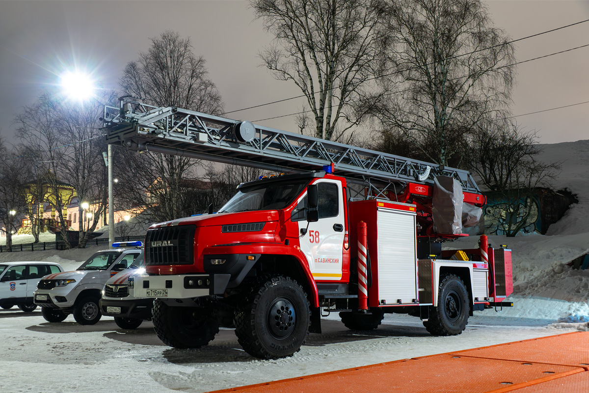 Архангельская область, № О 715 РР 29 — Урал NEXT 43206-71