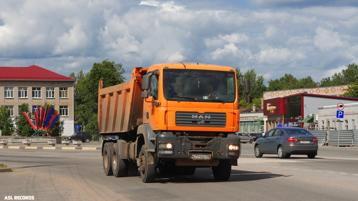 Псковская область, № В 771 АЕ 178 — MAN TGA 33.350