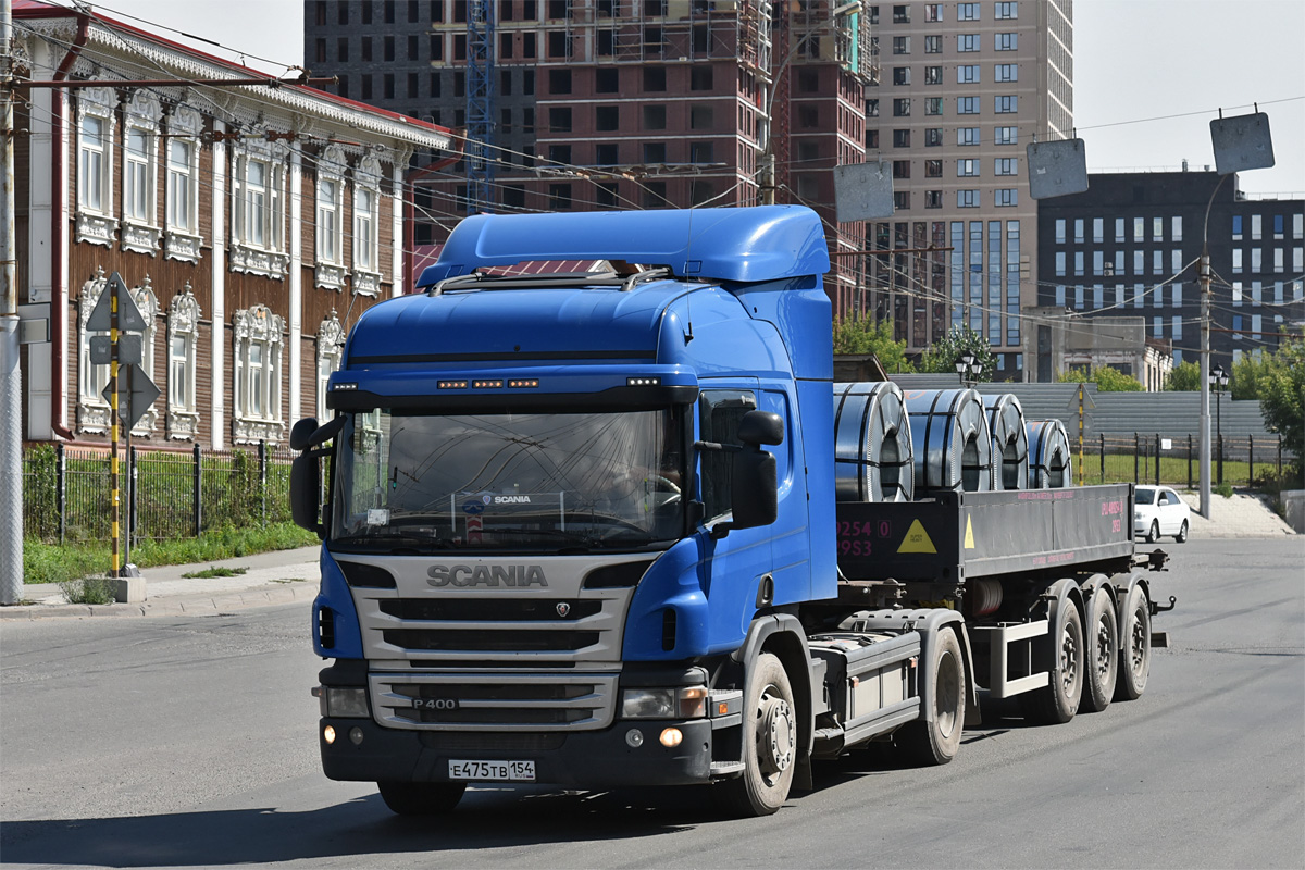 Новосибирская область, № Е 475 ТВ 154 — Scania ('2011) P400