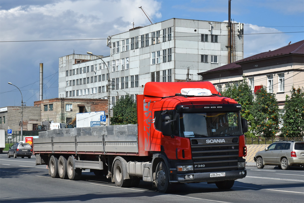 Новосибирская область, № В 863 МА 154 — Scania ('1996) P340