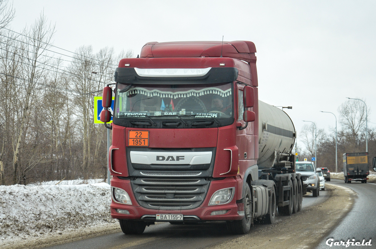 Минск, № ВА 1155-7 — DAF XF Euro6 FT