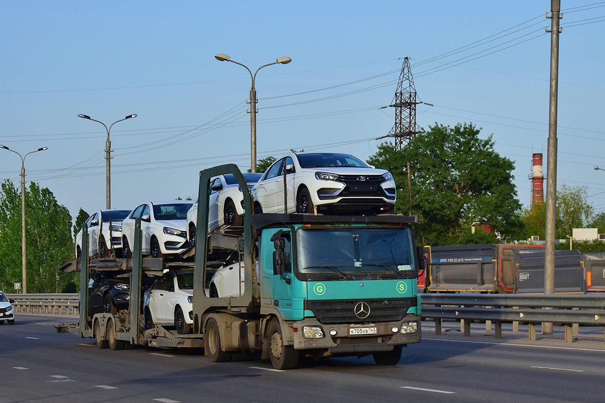 Самарская область, № К 705 ХВ 763 — Mercedes-Benz Actros ('2003) 1832