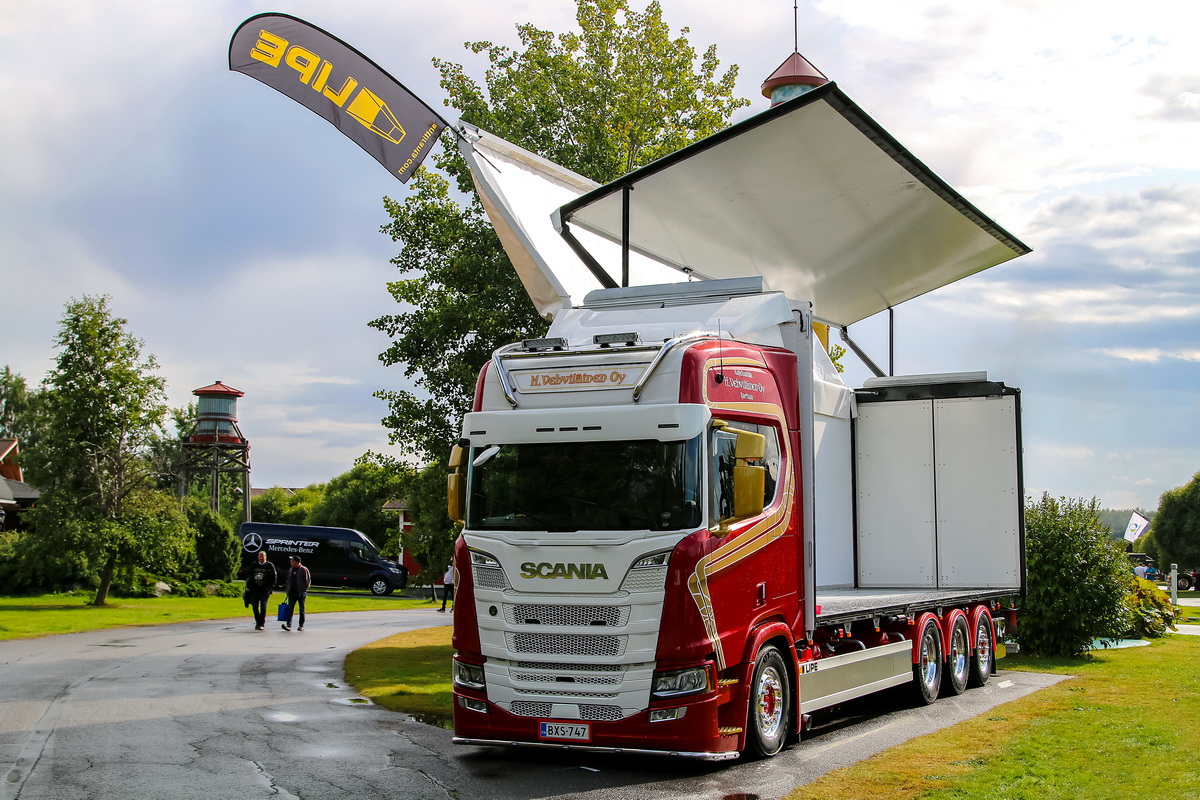 Финляндия, № BXS-747 — Scania ('2016, общая модель); Финляндия — Power Truck Show 2019