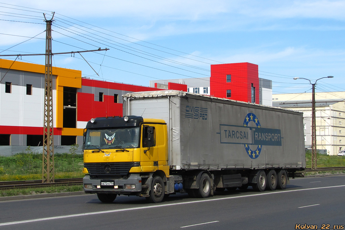 Алтайский край, № С 672 НО 154 — Mercedes-Benz Actros ('1997) 1840