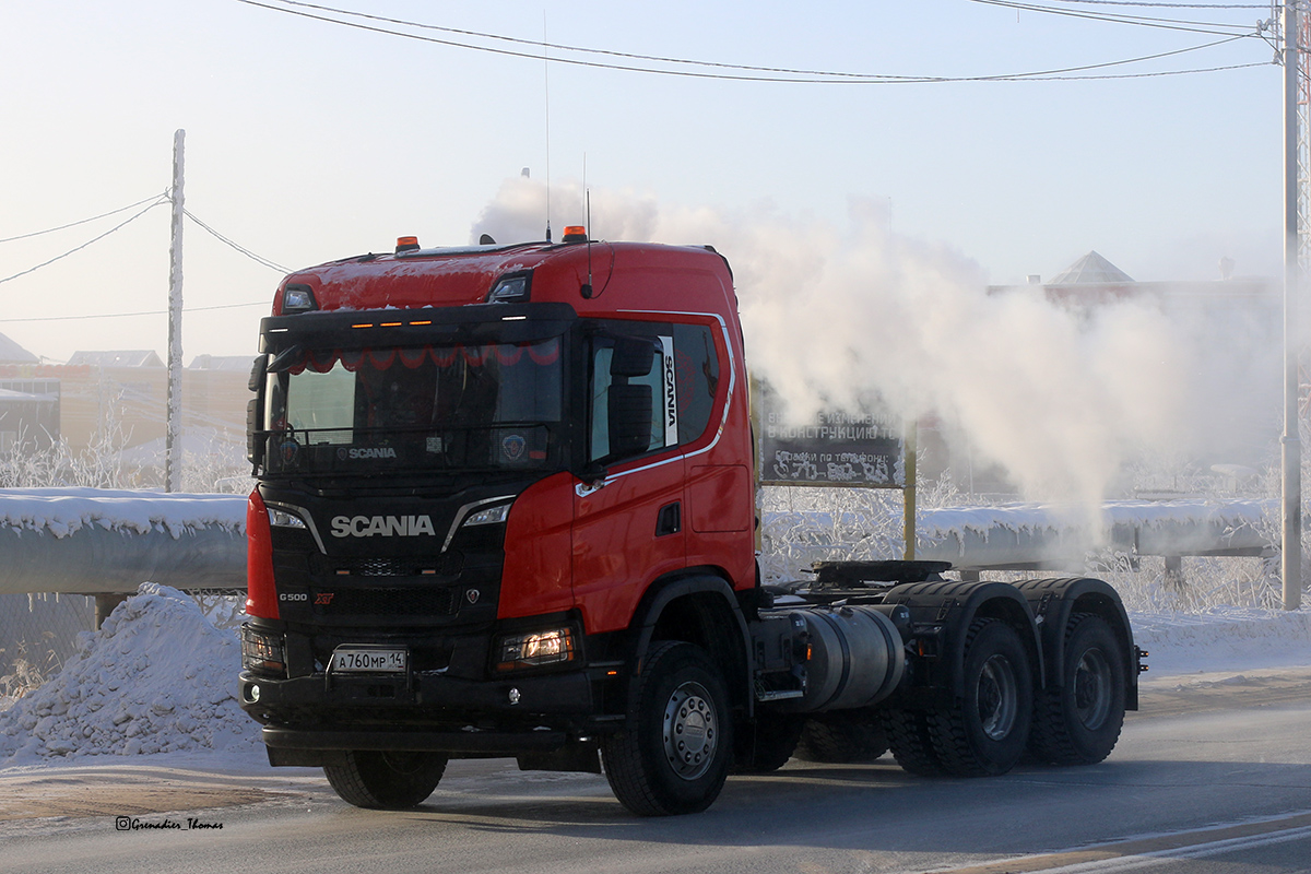 Саха (Якутия), № А 760 МР 14 — Scania ('2016) G500