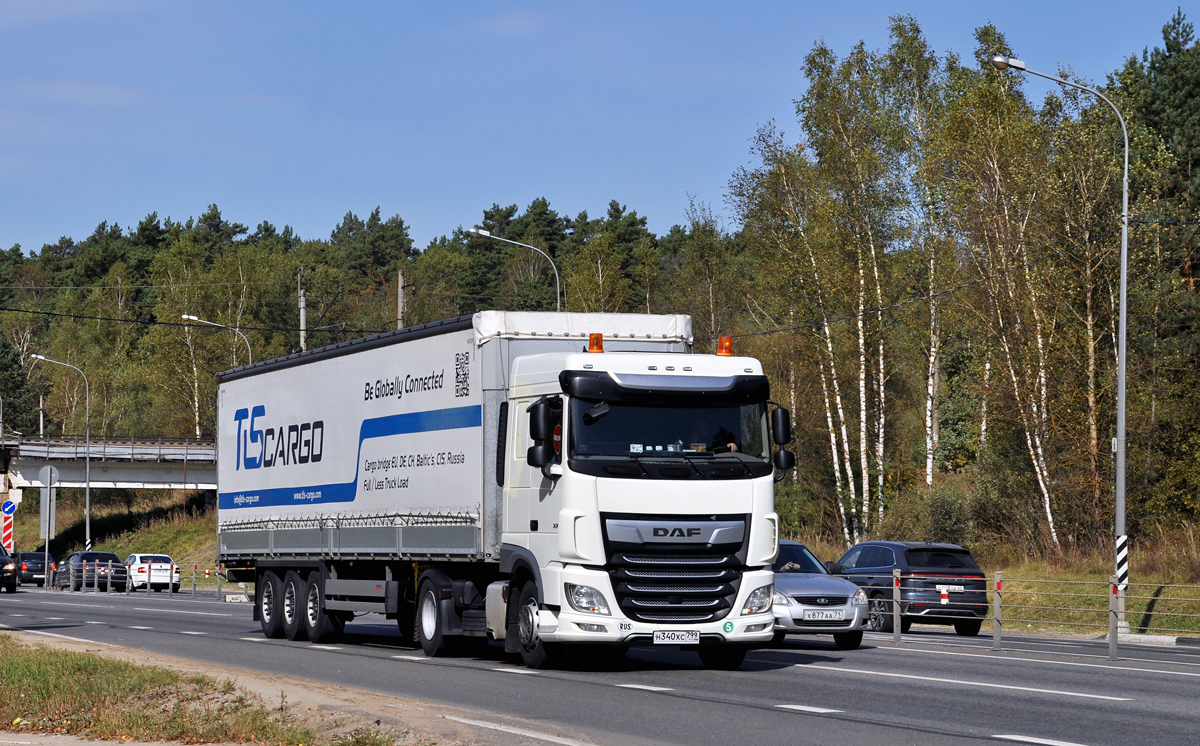 Московская область, № Н 340 ХС 799 — DAF XF Euro6 FT