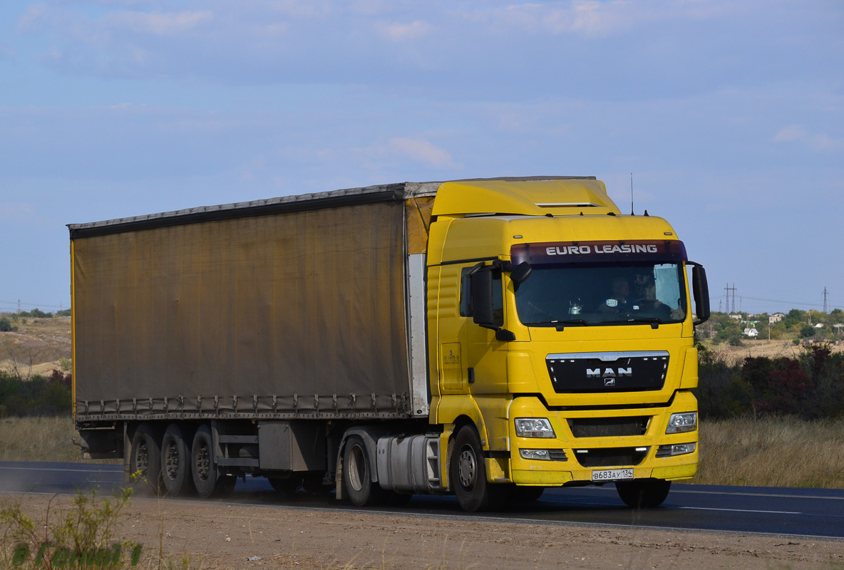 Волгоградская область, № В 683 АУ 134 — MAN TGX ('2007) 18.440