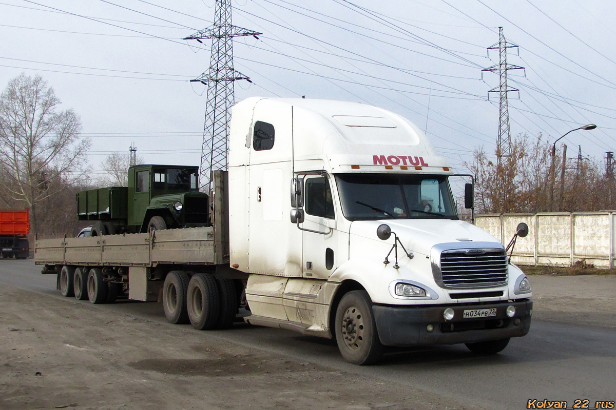 Алтайский край, № Н 034 РВ 22 — Freightliner Columbia