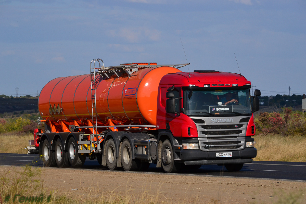 Краснодарский край, № В 020 УР 123 — Scania ('2011) P440