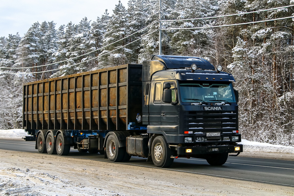 Тверская область, № А 501 СН 69 — Scania (III) R143M