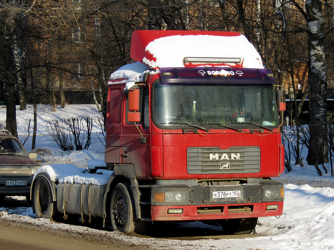 Нижегородская область, № Х 378 РТ 152 — MAN F2000 19.414