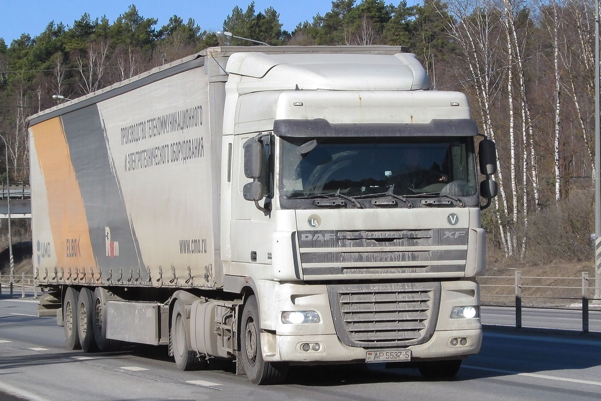 Минская область, № АР 5537-5 — DAF XF105 FT