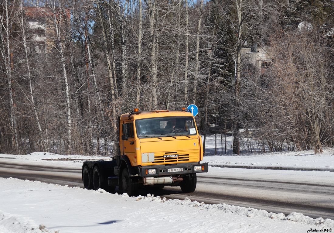 Красноярский край, № Т 123 ЕО 124 — КамАЗ-65116-N3(78)