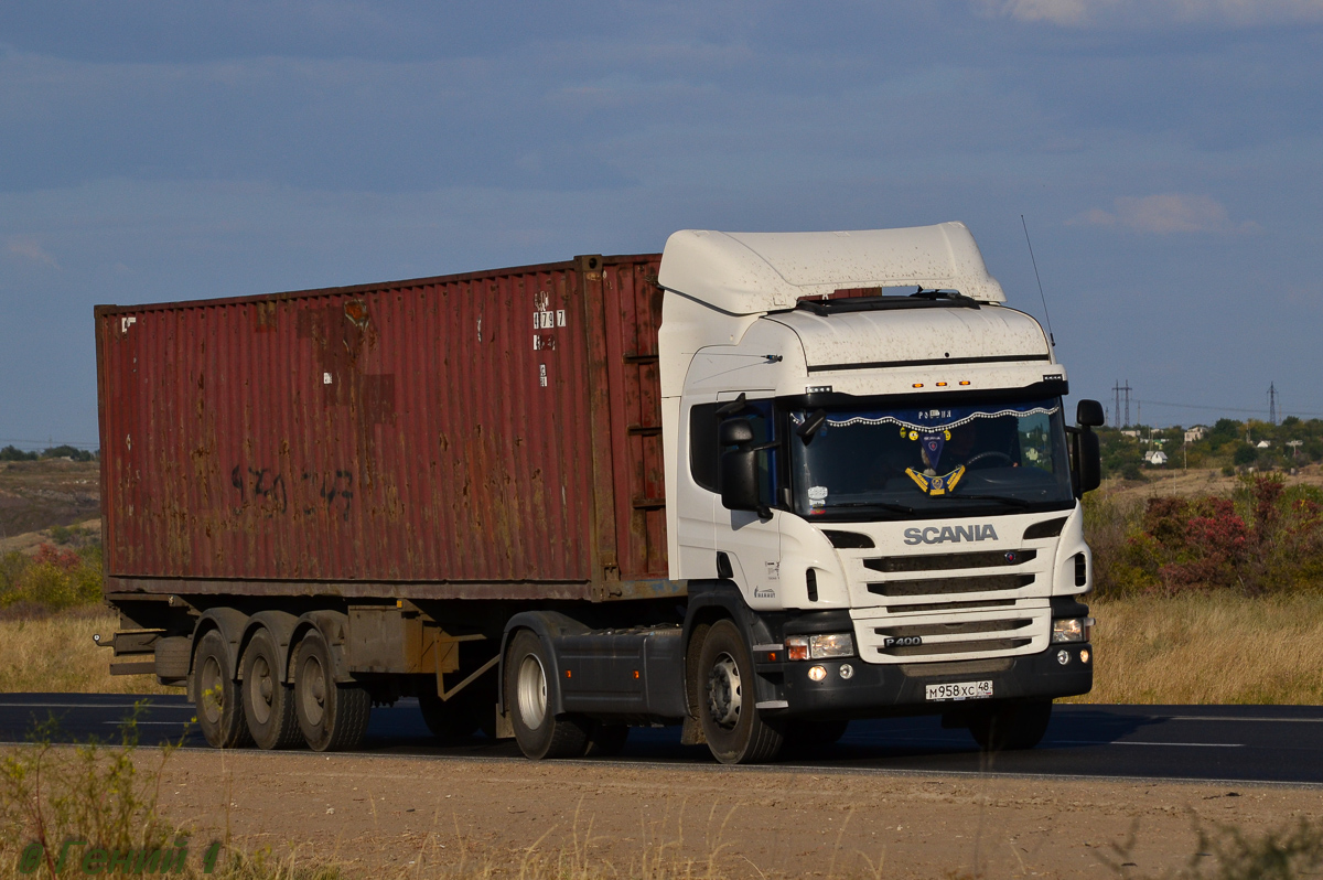 Ленинградская область, № М 958 ХС 48 — Scania ('2011) P400