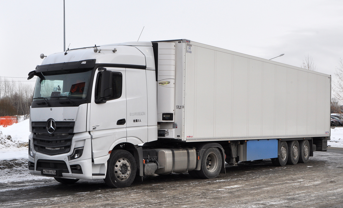 Омская область, № Х 798 УЕ 55 — Mercedes-Benz Actros ('2022) [LRD]