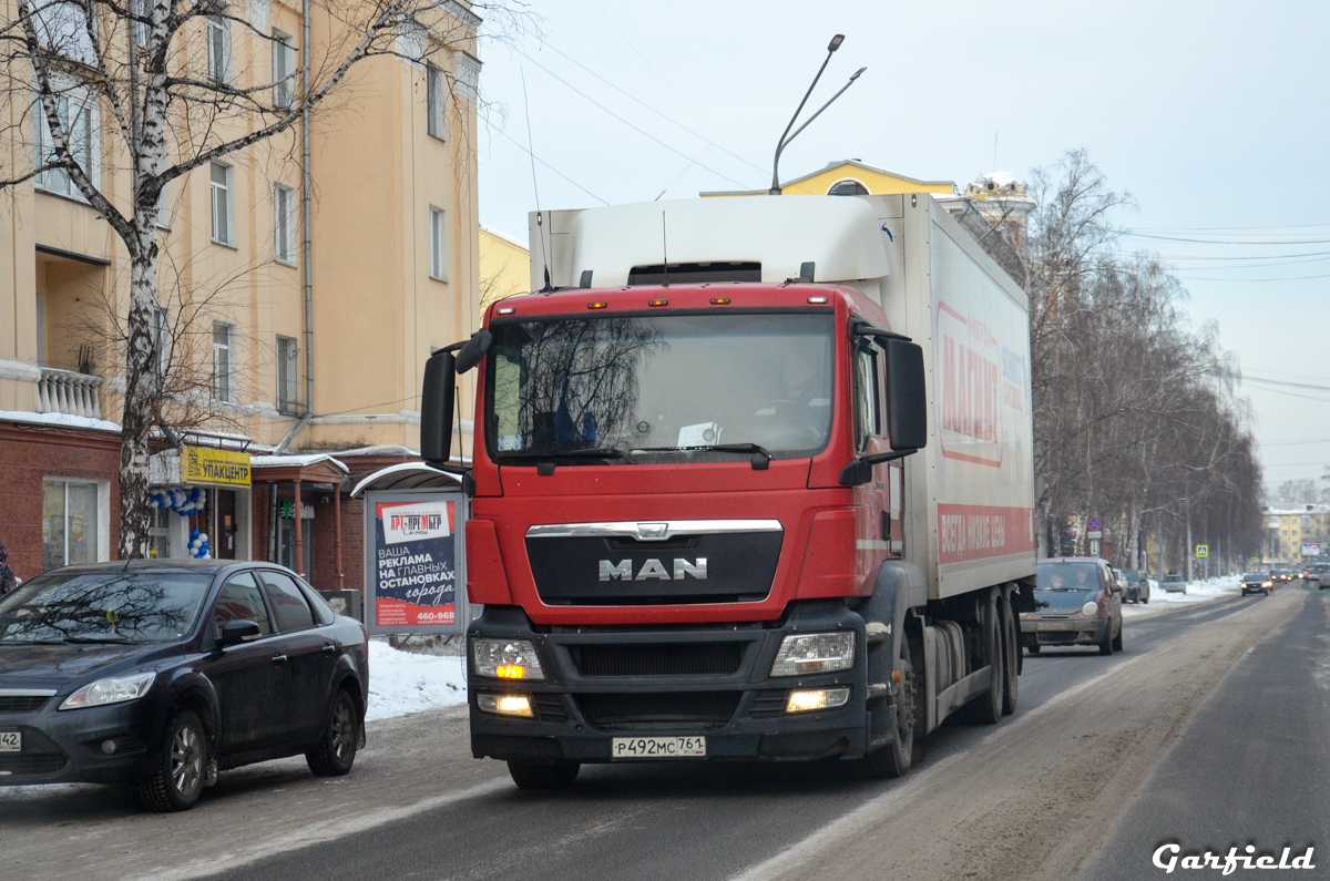 Кемеровская область, № Р 492 МС 761 — MAN TGS ('2007) 28.360 Кемеровская область, № Р 492 МС 761 — MAN TGS ('2007) 28.360