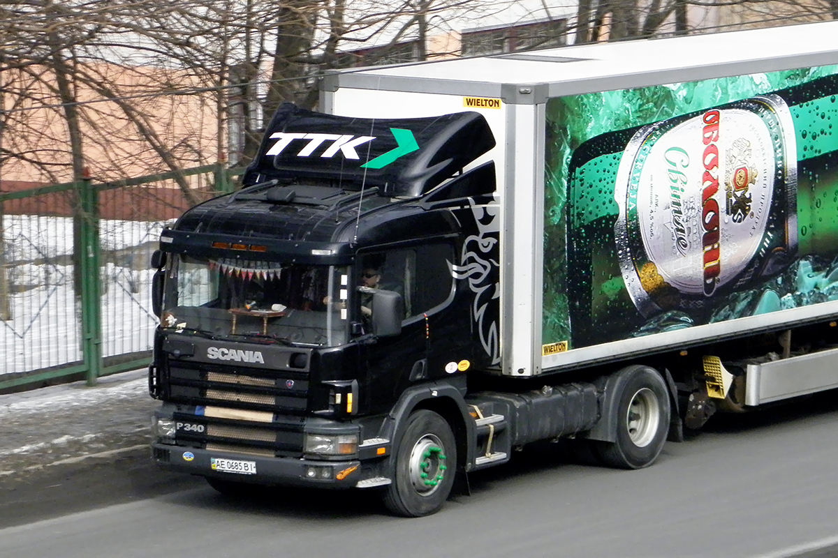 Днепропетровская область, № АЕ 0685 ВI — Scania ('1996) P340 Днепропетровская область, № АЕ 0685 ВI — Scania ('1996) P340