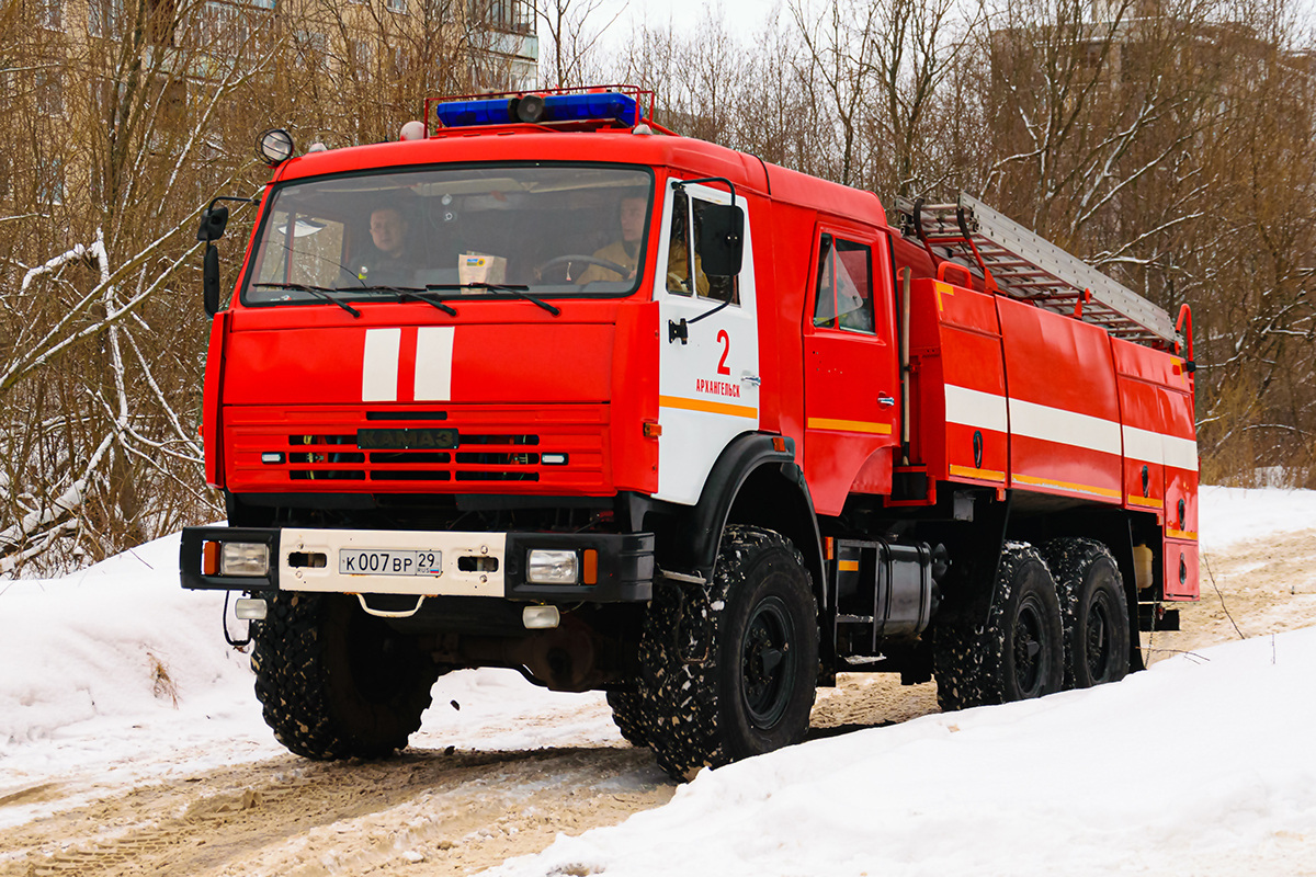 Архангельская область, № К 007 ВР 29 — КамАЗ-43118-15 [43118R]