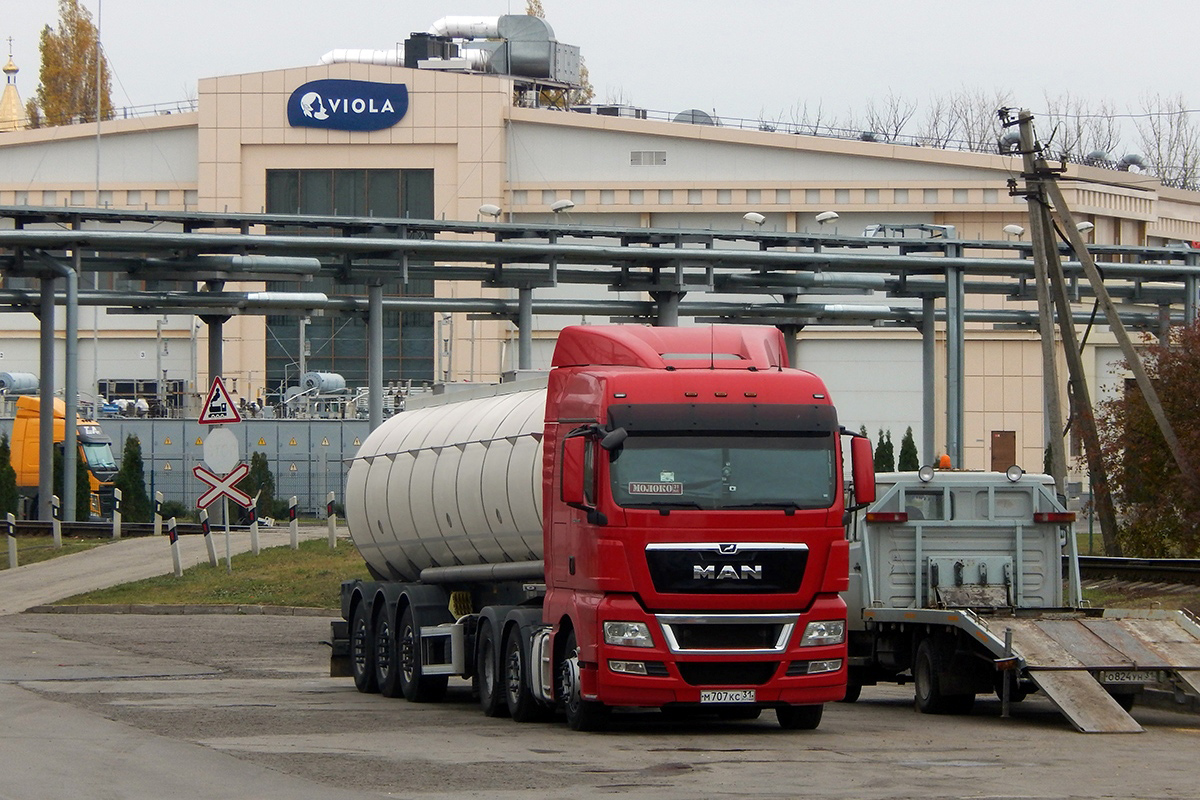 Белгородская область, № М 707 КС 31 — MAN TGX ('2007) 26.480 Белгородская область, № М 707 КС 31 — MAN TGX ('2007) 26.480