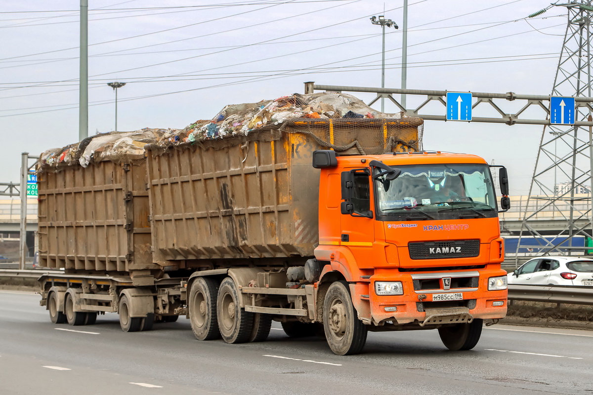 Санкт-Петербург, № М 985 СС 198 — КамАЗ-6580-S5(87)