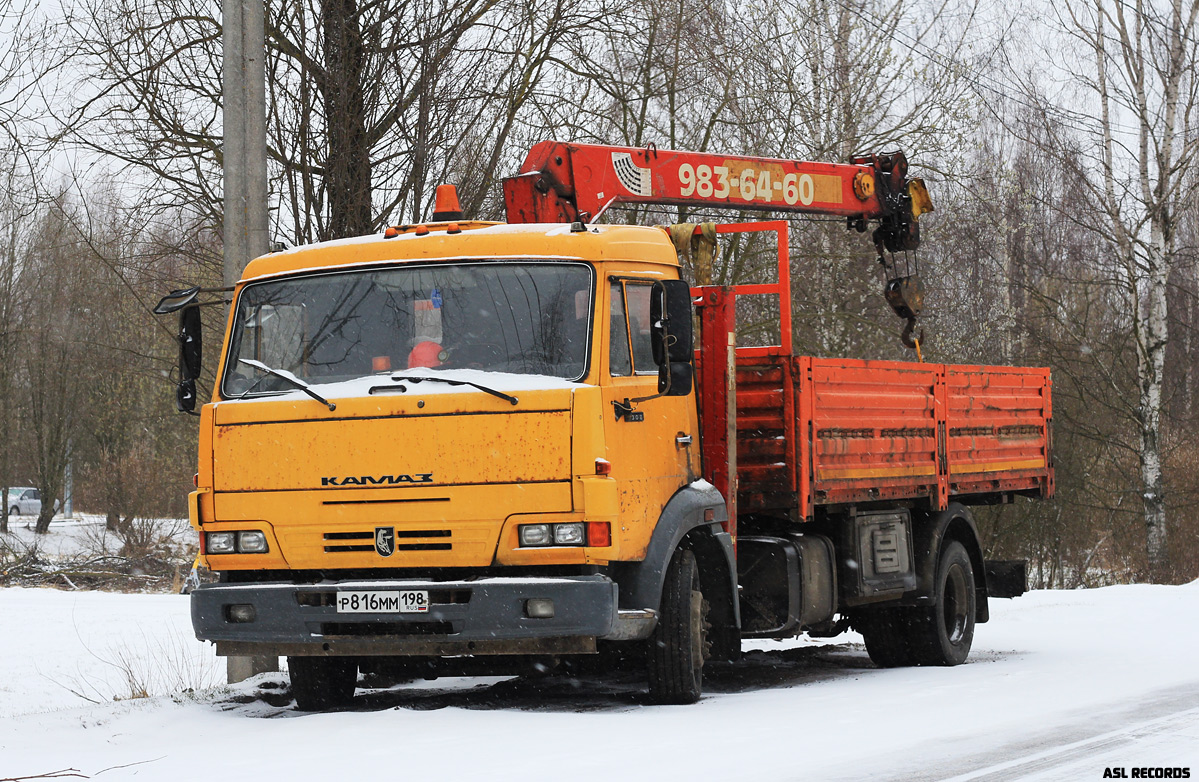Санкт-Петербург, № Р 816 ММ 198 — КамАЗ-4308-H3(99) Санкт-Петербург, № Р 816 ММ 198 — КамАЗ-4308-H3(99)