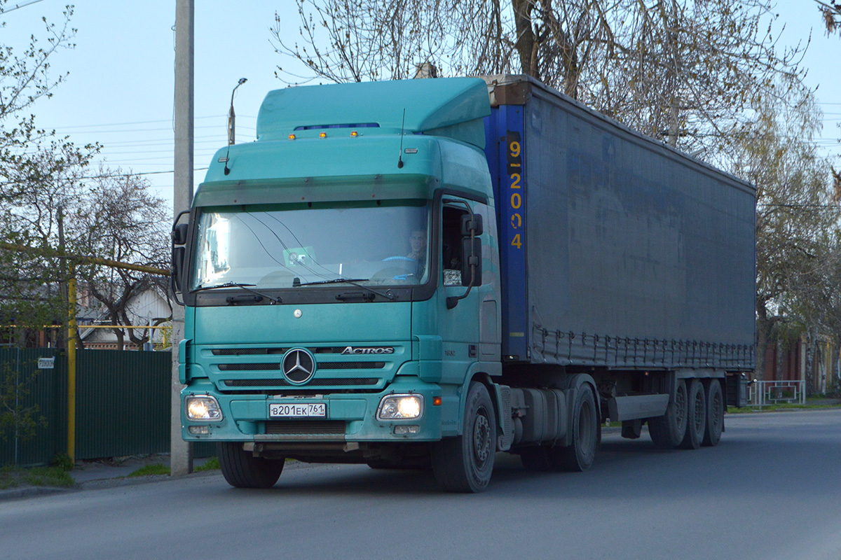 Ростовская область, № В 201 ЕК 761 — Mercedes-Benz Actros ('2003) 1832 Ростовская область, № В 201 ЕК 761 — Mercedes-Benz Actros ('2003) 1832