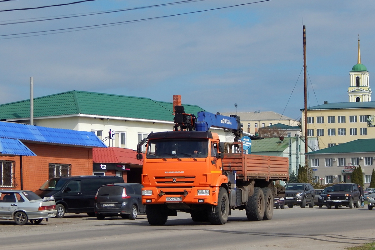 Белгородская область, № О 224 УВ 31 — КамАЗ-43118-50