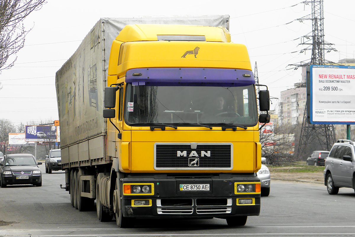 Черновицкая область, № СЕ 8750 АЕ — MAN F2000 18.403