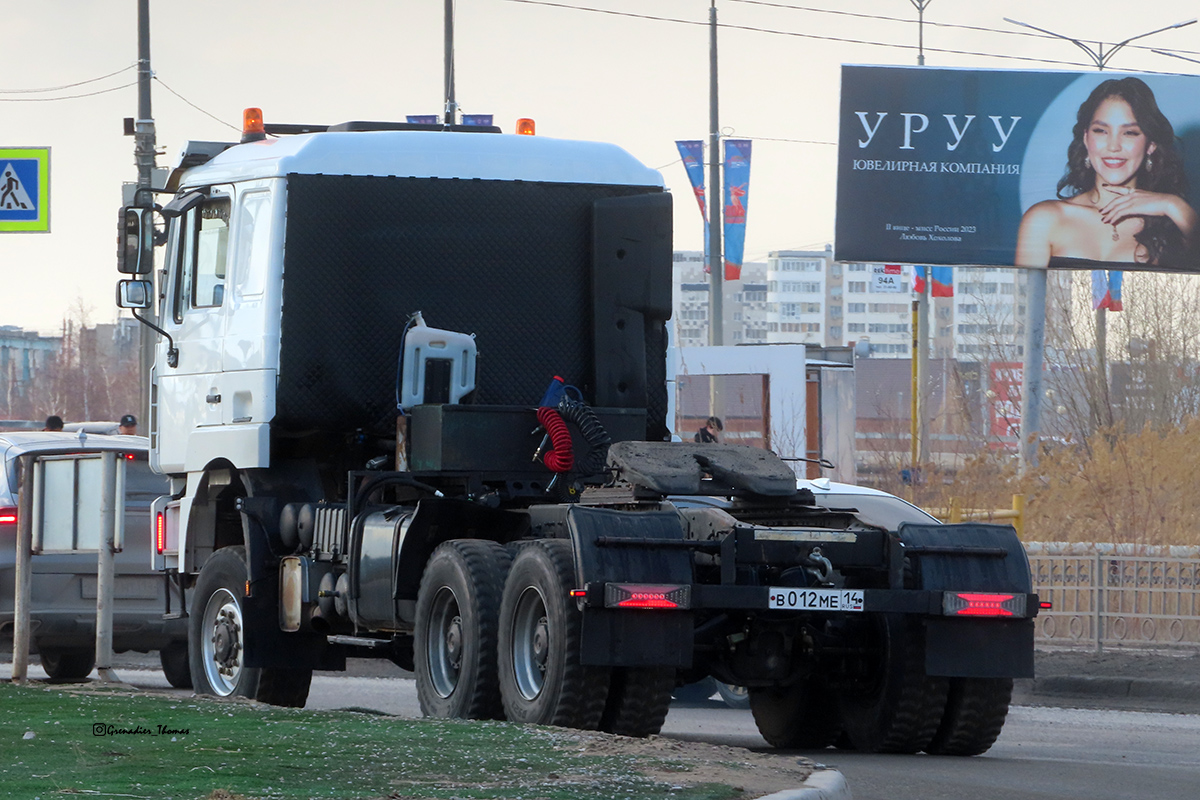 Саха (Якутия), № В 012 МЕ 14 — Shaanxi Shacman F3000 SX425x Саха (Якутия), № В 012 МЕ 14 — Shaanxi Shacman F3000 SX425x