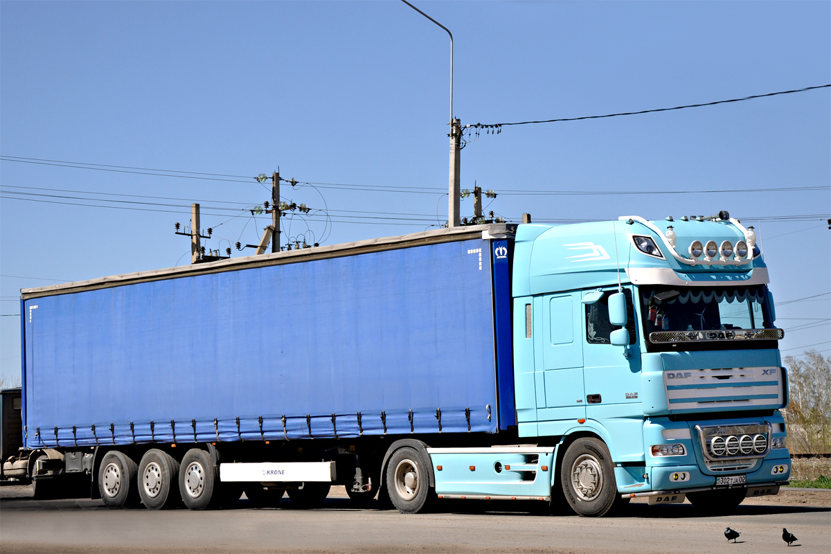 Алматы, № 302 TJA 02 — DAF XF105 FT