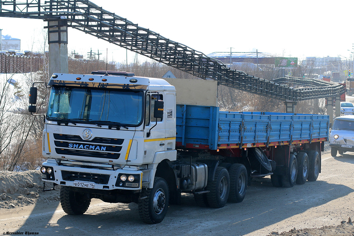 Саха (Якутия), № В 012 МЕ 14 — Shaanxi Shacman F3000 SX425x