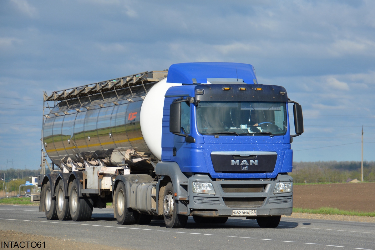 Краснодарский край, № К 624 МА 123 — MAN TGS ('2007) 19.400 Краснодарский край, № К 624 МА 123 — MAN TGS ('2007) 19.400
