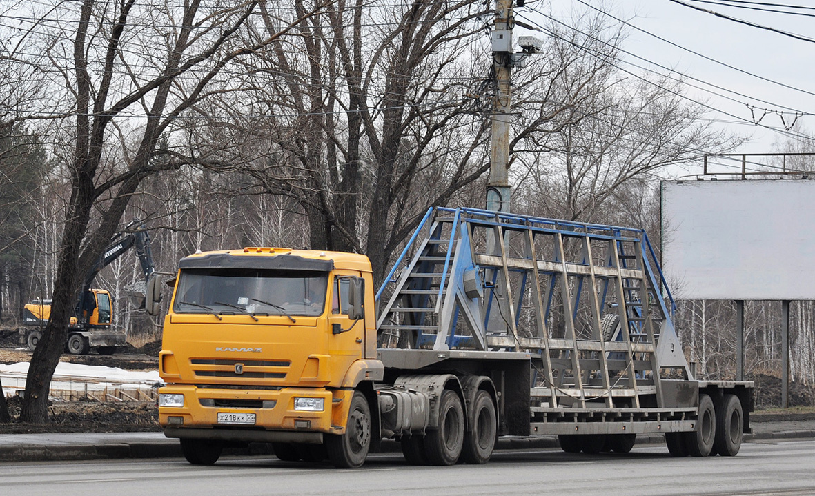 Омская область, № Х 218 КК 55 — КамАЗ-65116-A5(48) Омская область, № Х 218 КК 55 — КамАЗ-65116-A5(48)