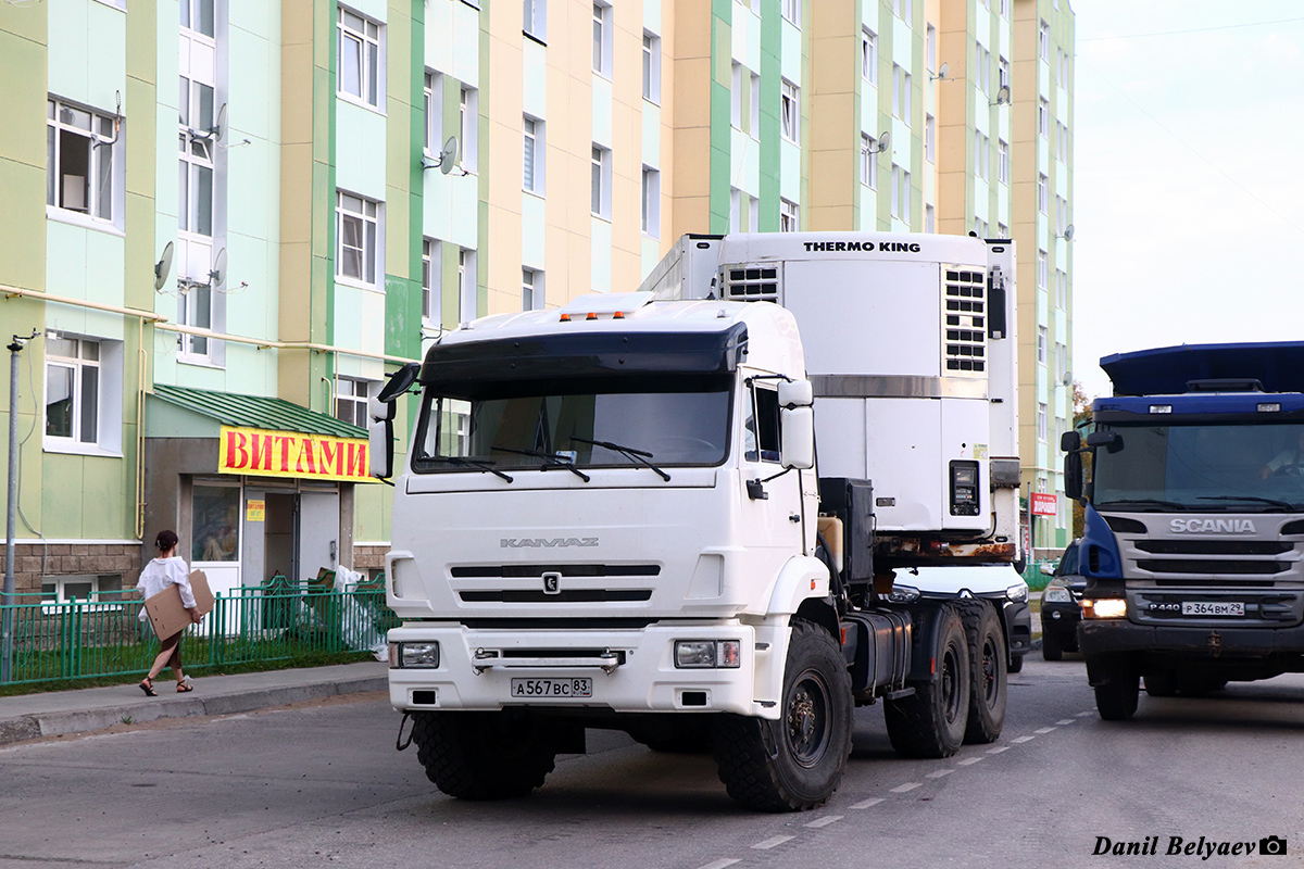 Ненецкий автономный округ, № А 567 ВС 83 — КамАЗ-44108-24 [441083]