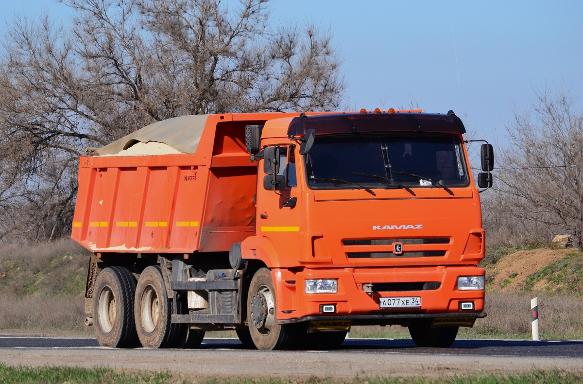 Волгоградская область, № А 077 ХЕ 34 — КамАЗ-65115-50 Волгоградская область, № А 077 ХЕ 34 — КамАЗ-65115-50