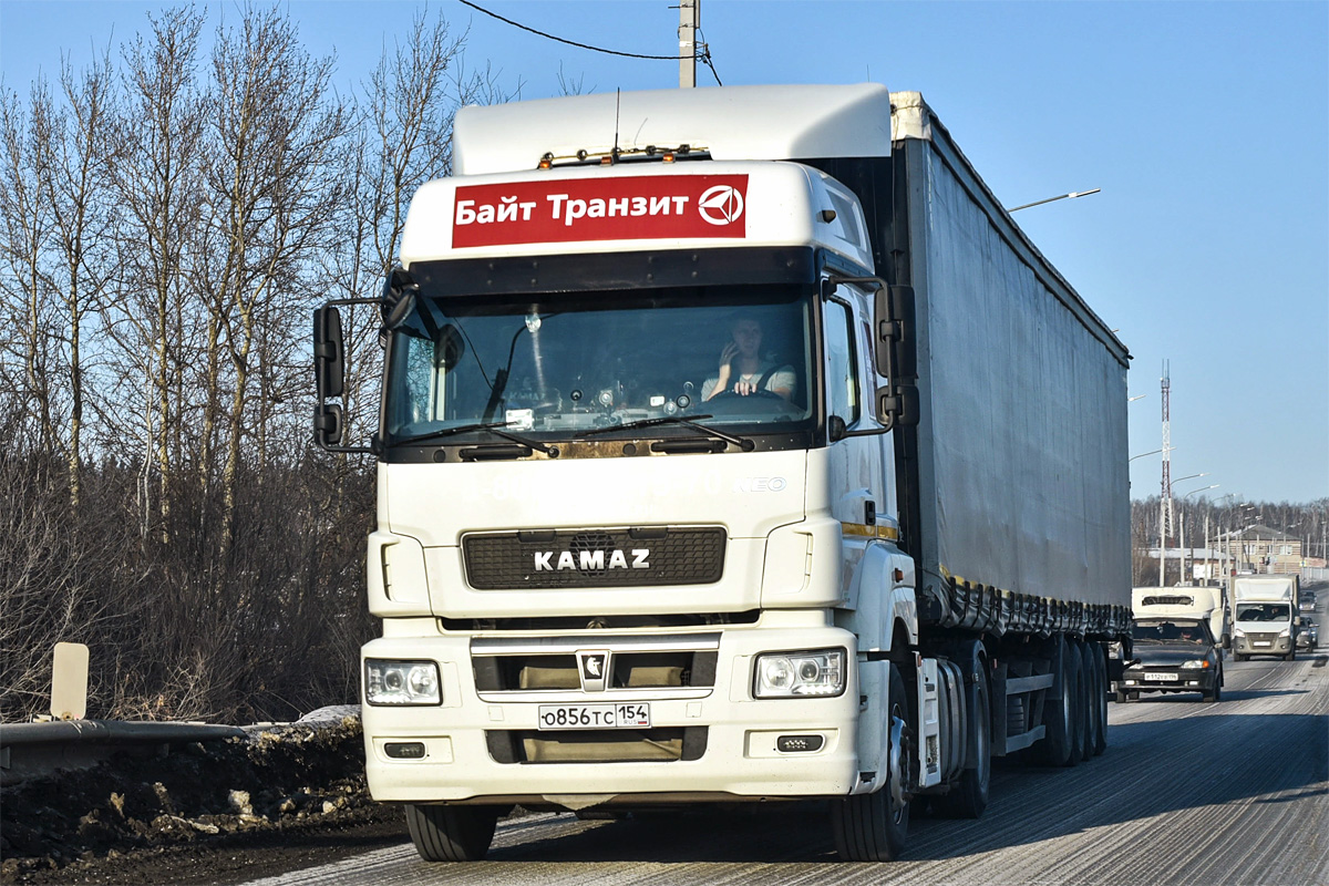 Новосибирская область, № О 856 ТС 154 — КамАЗ-5490-S5(87) Новосибирская область, № О 856 ТС 154 — КамАЗ-5490-S5(87)