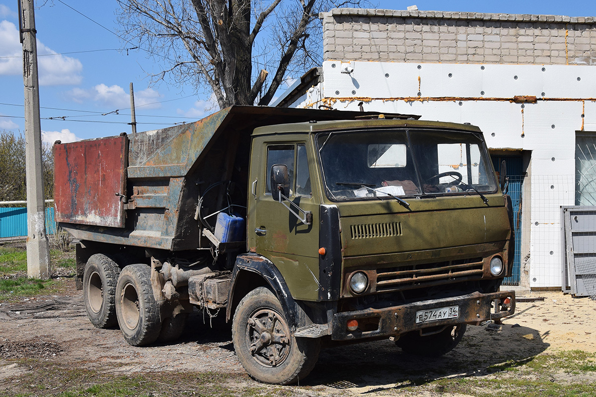 Волгоградская область, № Р 574 АУ 34 — КамАЗ-55111 [551110]