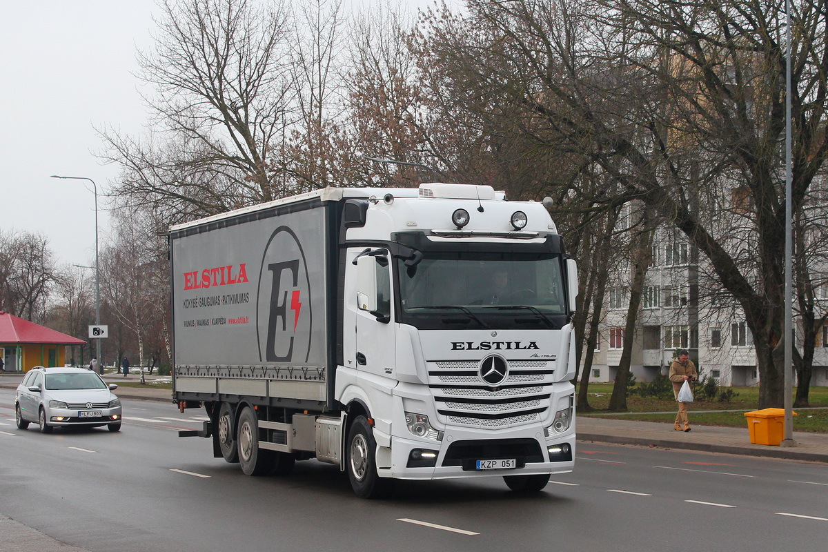 Литва, № KZP 051 — Mercedes-Benz Actros ('2011) 2551 Литва, № KZP 051 — Mercedes-Benz Actros ('2011) 2551