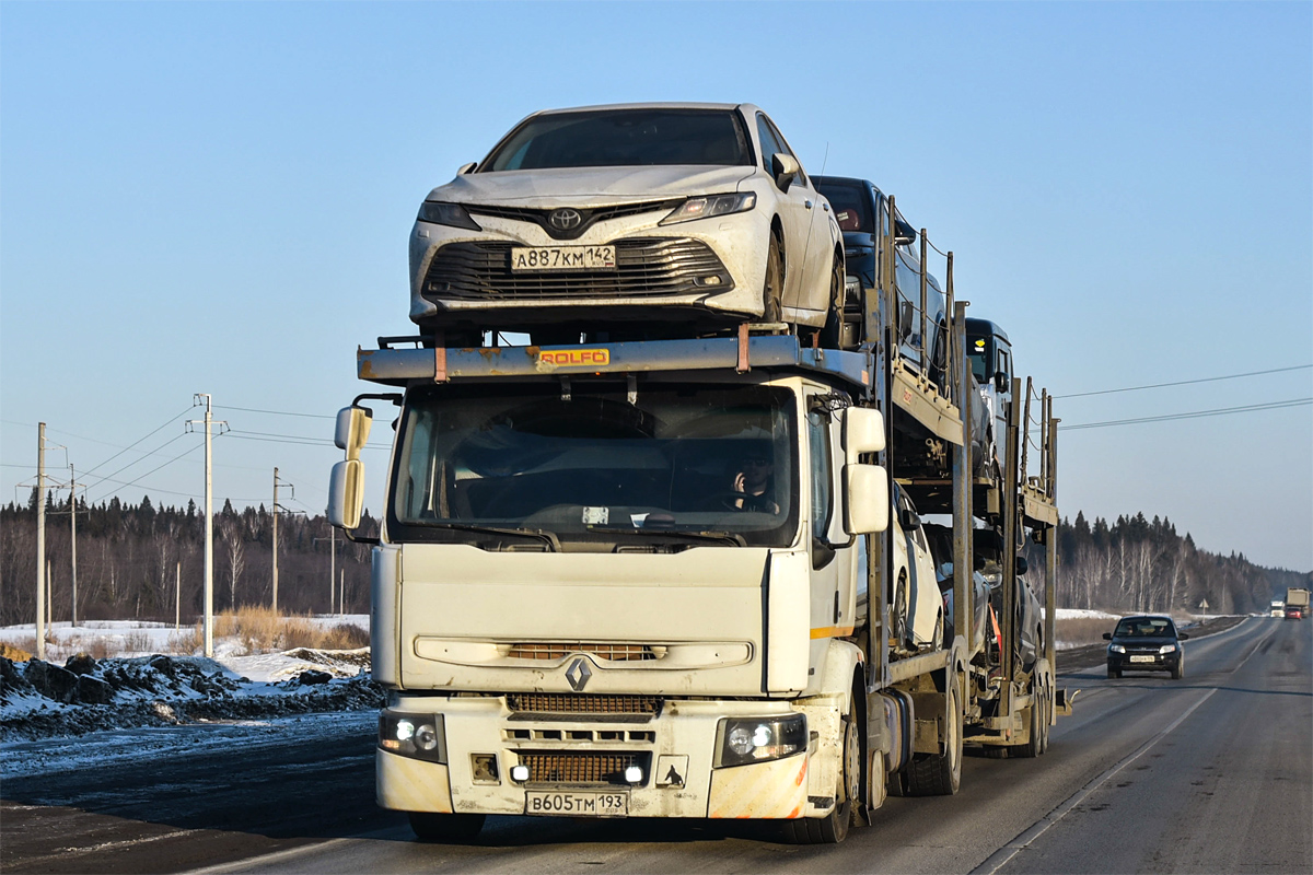 Краснодарский край, № В 605 ТМ 193 — Renault Premium ('1996) Краснодарский край, № В 605 ТМ 193 — Renault Premium ('1996)