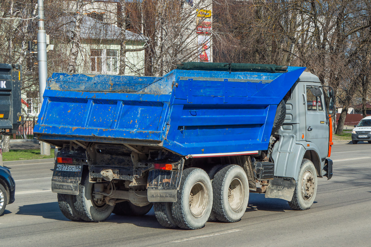 Пензенская область, № О 873 ОС 58 — КамАЗ-55111-02 [55111C]