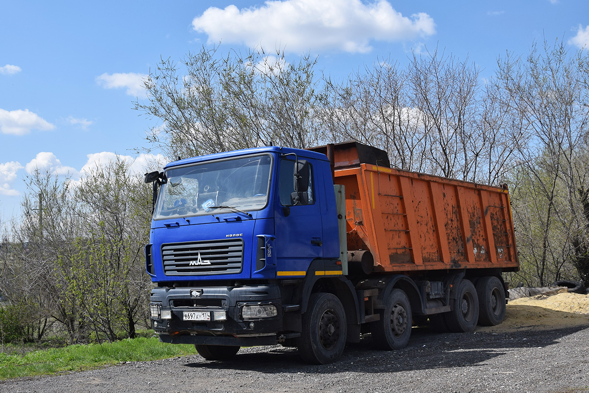 Волгоградская область, № В 697 ХУ 134 — МАЗ-6516H9 Волгоградская область, № В 697 ХУ 134 — МАЗ-6516H9