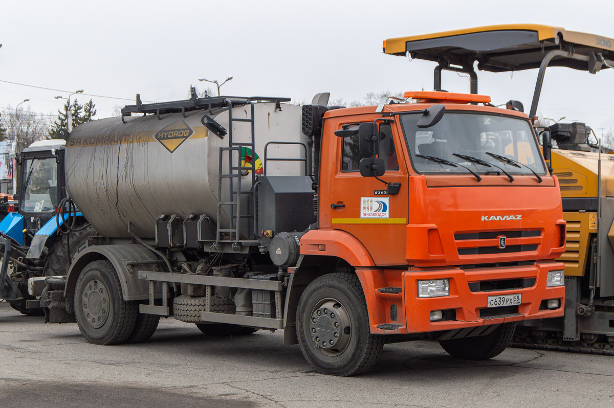Пензенская область, № С 639 РХ 58 — КамАЗ-53605-A5(48)