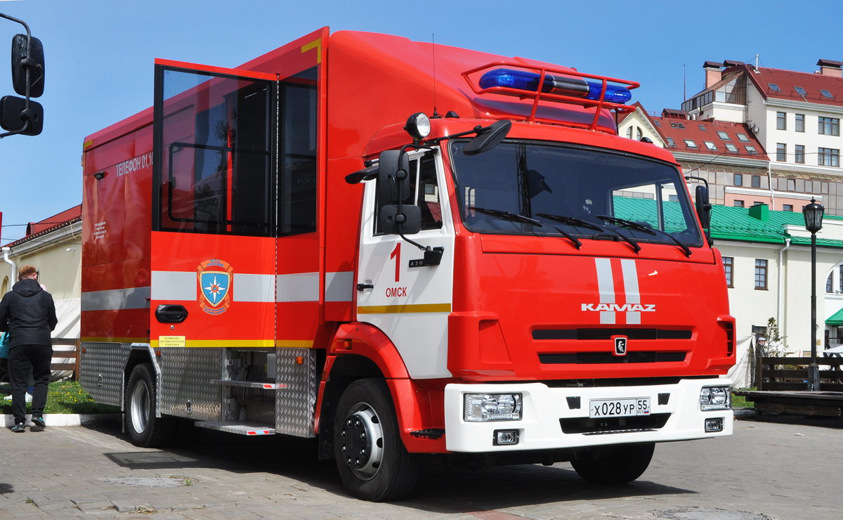 Омская область, № Х 028 УР 55 — КамАЗ-4308-G5(69) Омская область, № Х 028 УР 55 — КамАЗ-4308-G5(69)