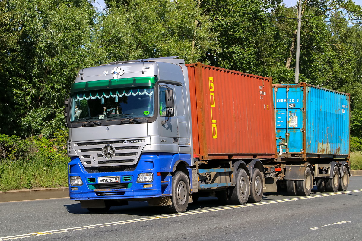 Санкт-Петербург, № В 098 АМ 198 — Mercedes-Benz Actros ('2003) 2546